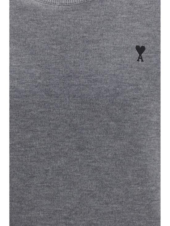26FW 아미 ADC 크루넥 스웨터 HKS826001 A336 GREY - AMI