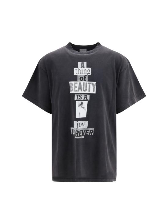 26FW 발렌시아가 반팔 티셔츠 850345TVVK2 1041 GREY