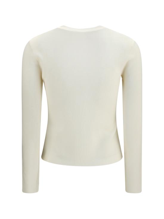 26FW 막스마라 만토 스웨터 2621366082600 001 WHITE - MAX MARA