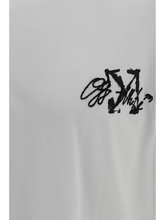 26FW 오프화이트 반팔 티셔츠 OMAA120F26JER00H10 100 WHITE - OFF WHITE