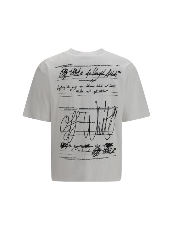 26FW 오프화이트 반팔 티셔츠 OMAA120F26JER00H10 100 WHITE - OFF WHITE