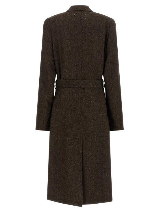  마르지엘라 코트 LDS67AA0087S54246003F BROWN - MAISON MARGIELA