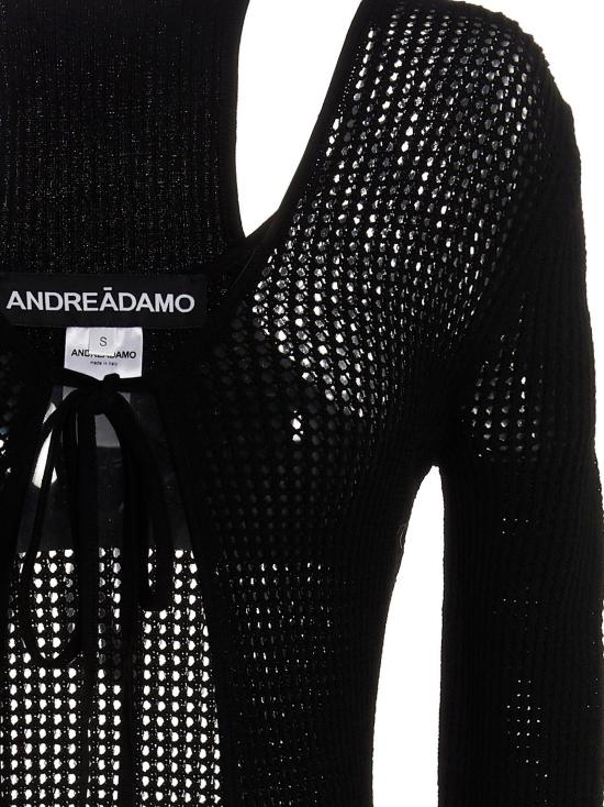  안드레아 아다모 가디건 LDADPS23CA029472680473 BLACK - ANDREA ADAMO