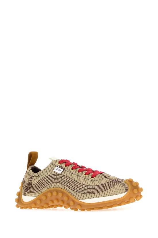 26FW 아미 스니커즈 USN505AW0003 A366 Beige o Tan - AMI