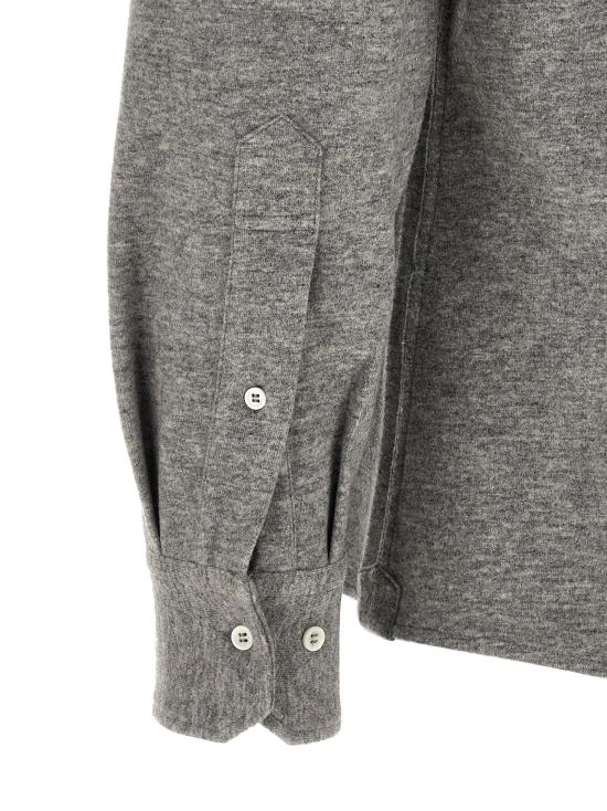  브루넬로 쿠치넬리 셔츠 LDMM840KC01C8469 GRAY - BRUNELLO CUCINELLI