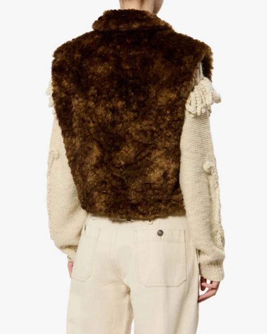 26FW 이자벨마랑에뚜왈 베스트 MASTER ULT 010037 MARRON 1 - ISABEL MARANT ETOILE