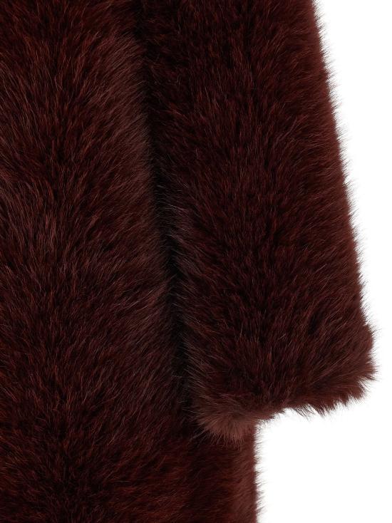  비비 쿠튀르 코트 LDBISCUITBORDEAUX BURGUNDY - B&B COUTURE