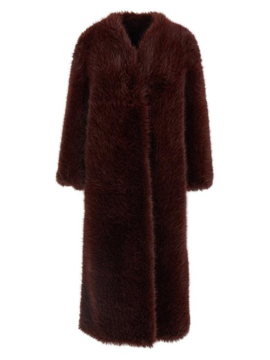  비비 쿠튀르 코트 LDBISCUITBORDEAUX BURGUNDY - B&B COUTURE