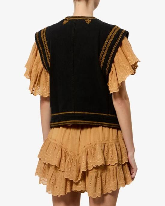 26FW 이자벨마랑에뚜왈 베스트 MASTER ULT 010047 NOIR 0 BLACK - ISABEL MARANT ETOILE