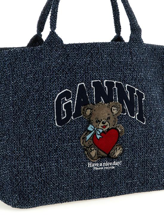  가니 토트백 LDB2110041077 NAVY - GANNI