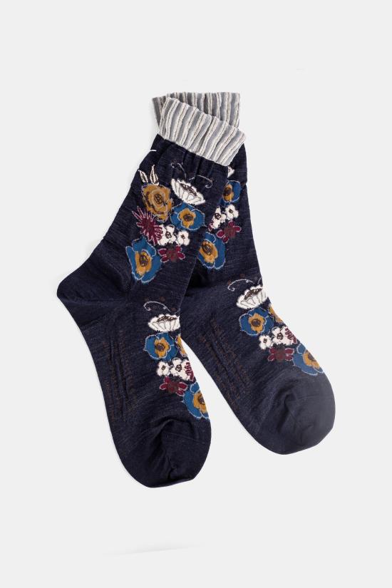  안티파스티 양말 FW26F13 AM 548A Navy O S