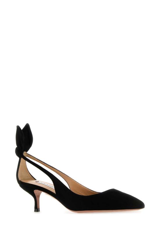 26FW 아쿠아주라 힐/펌프스 DENMIDP2SUE BLACK - AQUAZZURA