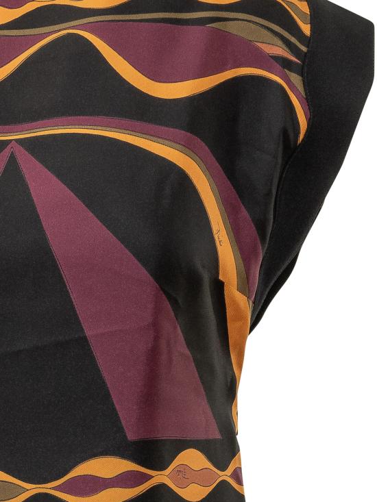 26FW 푸찌 반팔 티셔츠 6URM026U781 059 BORDEAUX GOLD - PUCCI