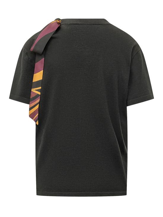 26FW 푸찌 반팔 티셔츠 6UKM816U961 999 NERO - PUCCI