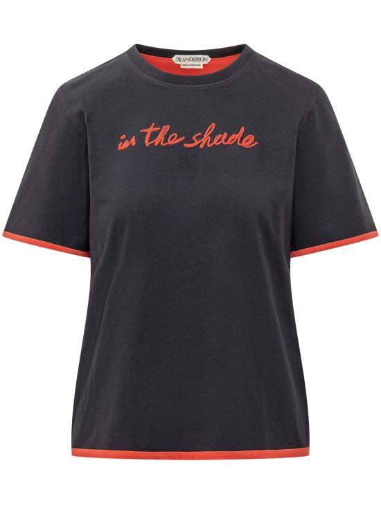 26FW JW앤더슨 반팔 티셔츠 JT0350PG2007 876 NAVY RED