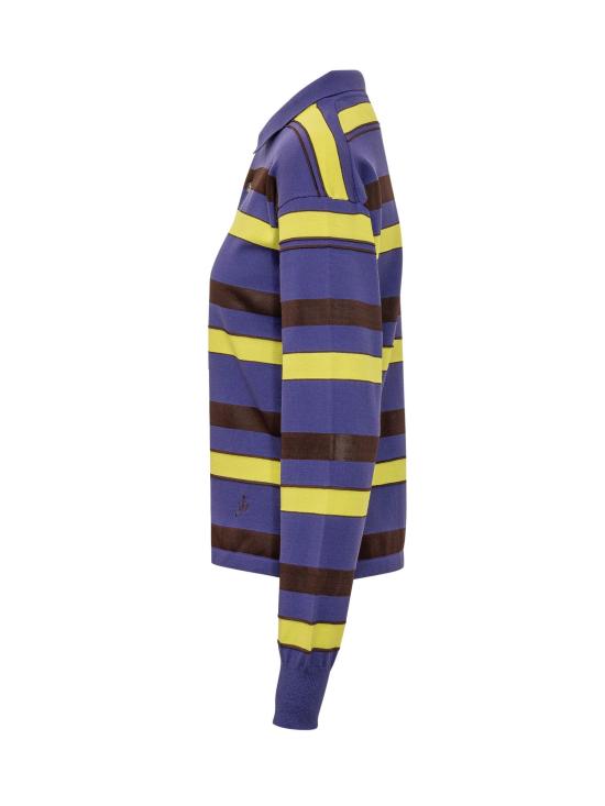 26FW JW앤더슨 폴로 티셔츠 KW1450YN0513 746 ULTAVIOLET - JW ANDERSON