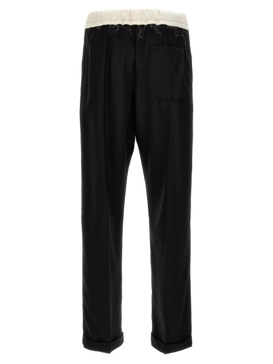  웨일즈보너 팬츠 LDWA23TR06WO03999 BLACK - WALES BONNER