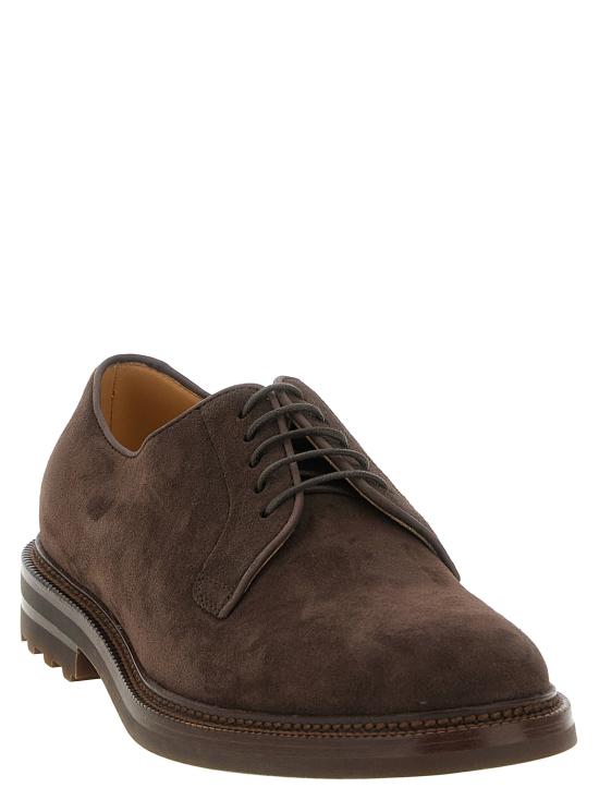 26FW 브루넬로 쿠치넬리 드레스 슈즈 MZUSOLX810C9832 Brown - BRUNELLO CUCINELLI