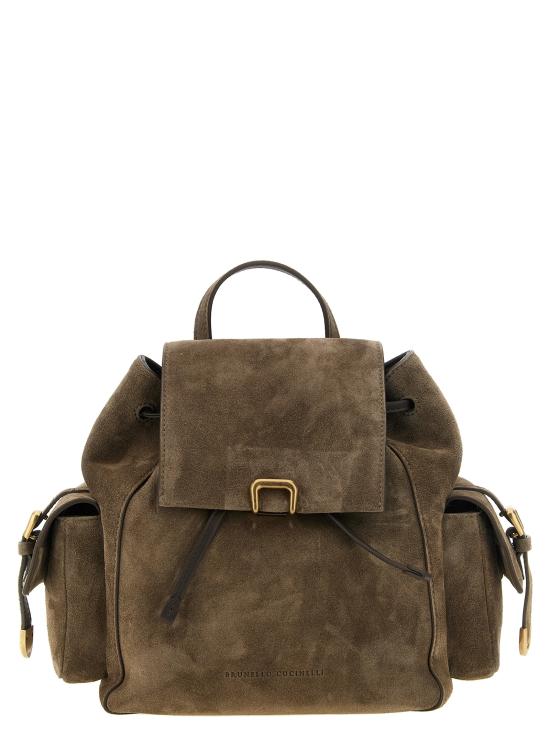 26FW 브루넬로 쿠치넬리 백팩 MBDLB2841C8769 Brown