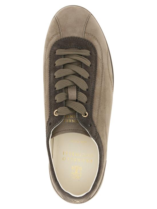26FW 브루넬로 쿠치넬리 스니커즈 MZUKRED337CMR16 Gray - BRUNELLO CUCINELLI