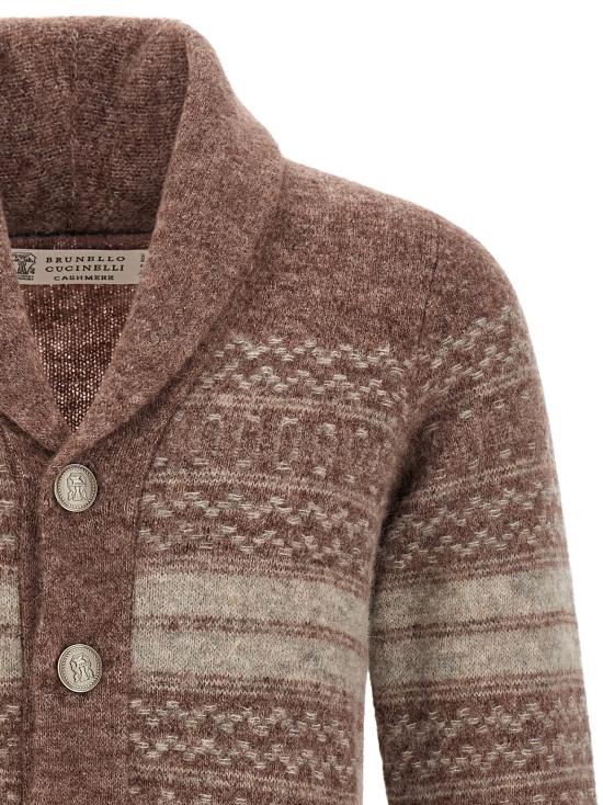 26FW 브루넬로 쿠치넬리 가디건 MTF710006CTB53 Brown - BRUNELLO CUCINELLI