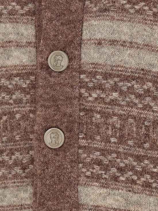 26FW 브루넬로 쿠치넬리 가디건 MTF710006CTB53 Brown - BRUNELLO CUCINELLI