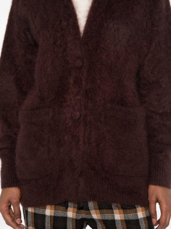  포르테포르테 가디건 15447MYKNITFONDANT AI26 BROWN - FORTE FORTE