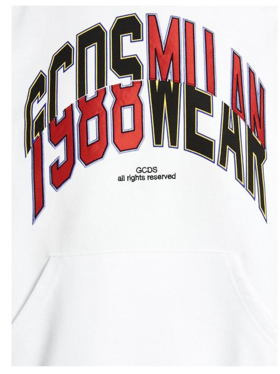  지씨디에스 후드 티셔츠 LDSS23M10016701 WHITE - GCDS