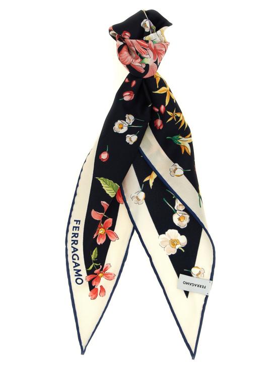  살바토레 페라가모 머플러/스카프 LD795608NAVYMULTICOLOR BLACK