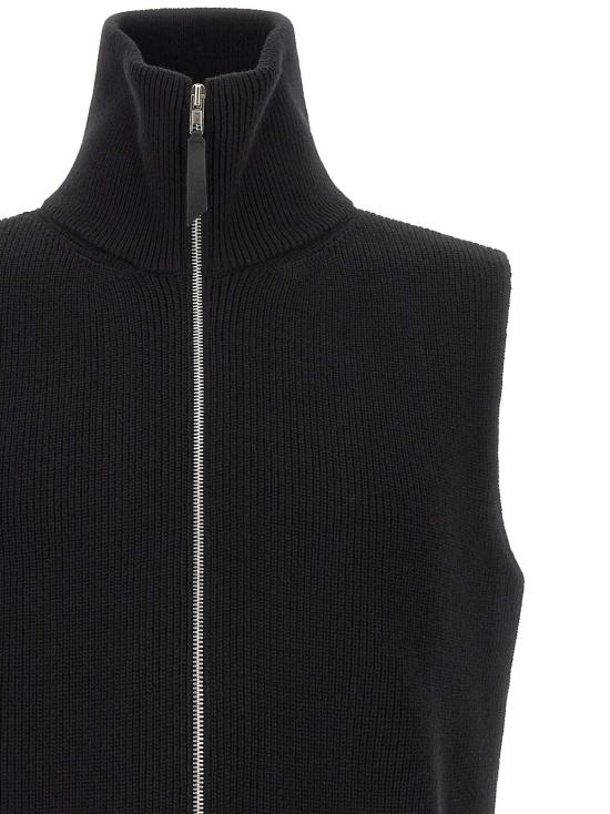  마르지엘라 베스트 메종  울 민소매 스웨터  블랙 - MAISON MARGIELA