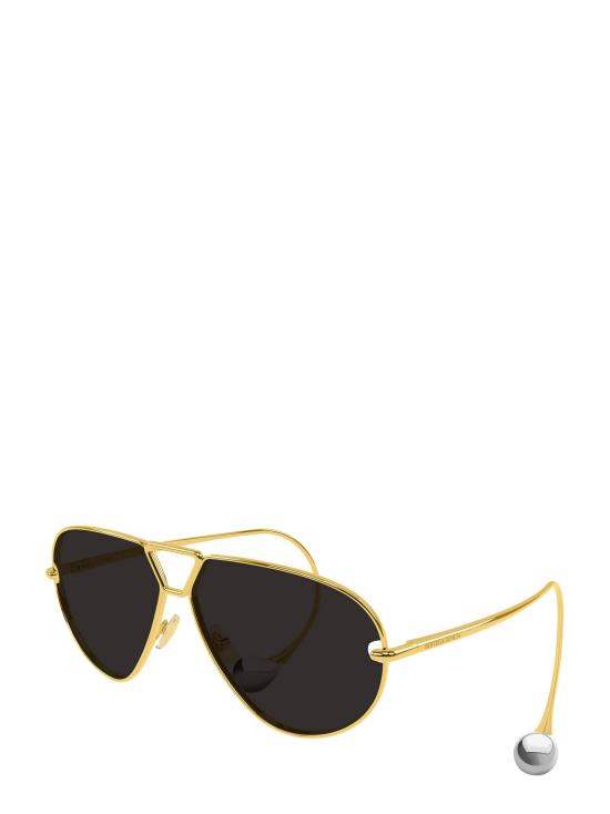 26FW 보테가베네타 선글라스 BV1437S 001 GOLD - BOTTEGA VENETA