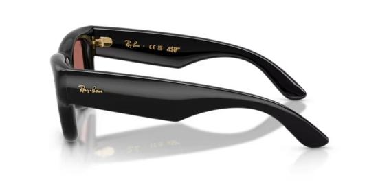 26SS 레이밴 선글라스 RB494060169 60169 Polido Preto 50 BLACK - RAY BAN