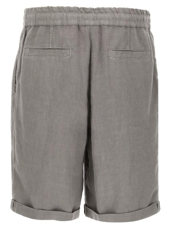  브루넬로 쿠치넬리 숏팬츠 LDM243DU0020C6018 GRAY - BRUNELLO CUCINELLI