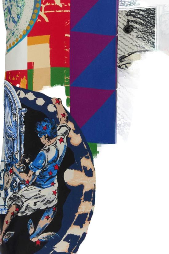 26FW 베르사체 셔츠 10245201A19270 5X000 MULTICOLOR - VERSACE