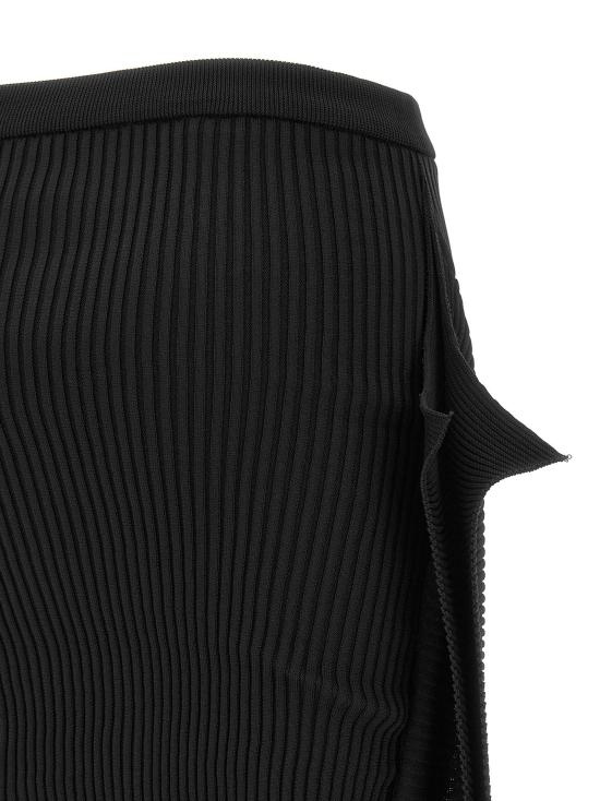  이세이 미야케 스커트 LDIM68KG29615 BLACK - ISSEY MIYAKE