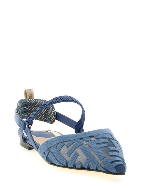  펜디 플랫 슈즈 LD8J8559AY0MF1XHP BLUE - FENDI