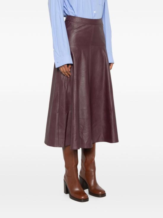  포르테포르테 스커트 15312MYSKIRTBORDEAUX AI26 BURGUNDY - FORTE FORTE