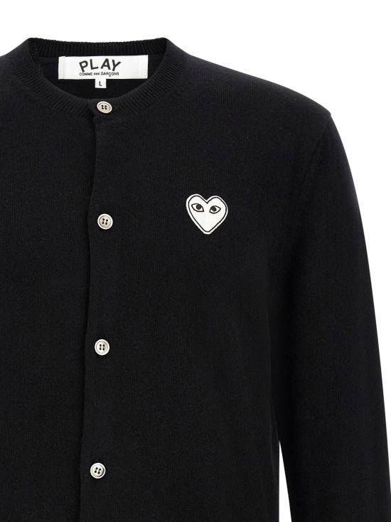  꼼데가르송 가디건 LDAXN0610511 BLACK - COMME DES GARCONS