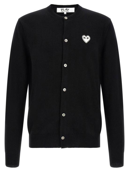  꼼데가르송 가디건 LDAXN0610511 BLACK