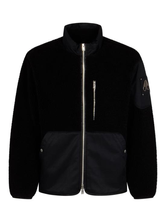 26FW 무스너클 SAGLEK 플리스 집 자켓 M35MS601 292 BLACK - MOOSE KNUCKLES