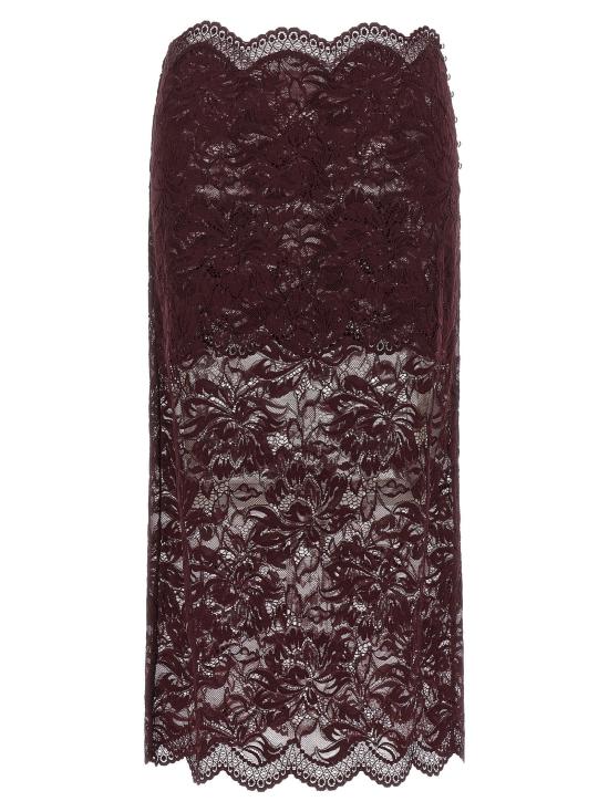  파코라반 스커트 LD26AJJU598PA0170P534 BURGUNDY