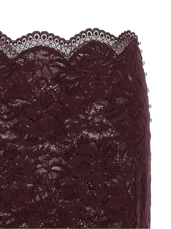  파코라반 스커트 LD26AJJU598PA0170P534 BURGUNDY - PACO RABANNE