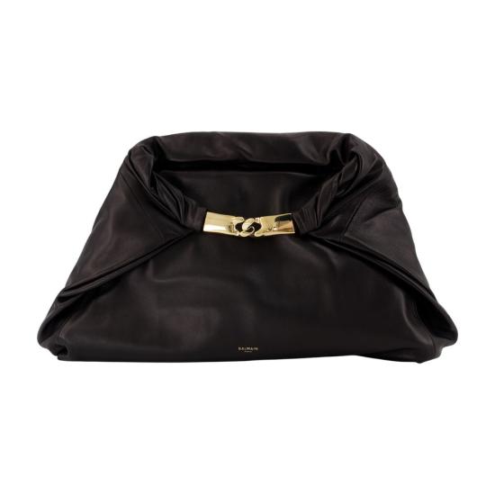 26FW 발망 숄더백 BAL026304 BLACK