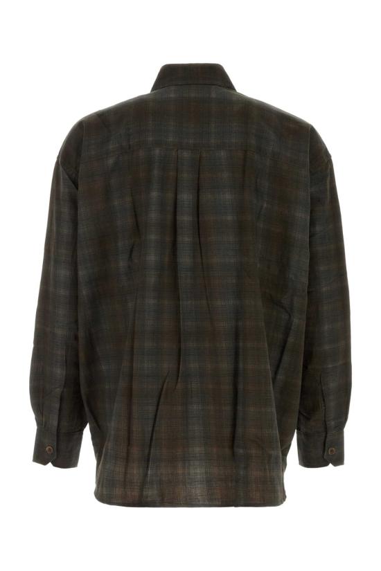 26FW 아워레가시 모어 체크 프린트 보로드 셔츠 M4262BMC MORECHECKPRINT BROWN - OUR LEGACY
