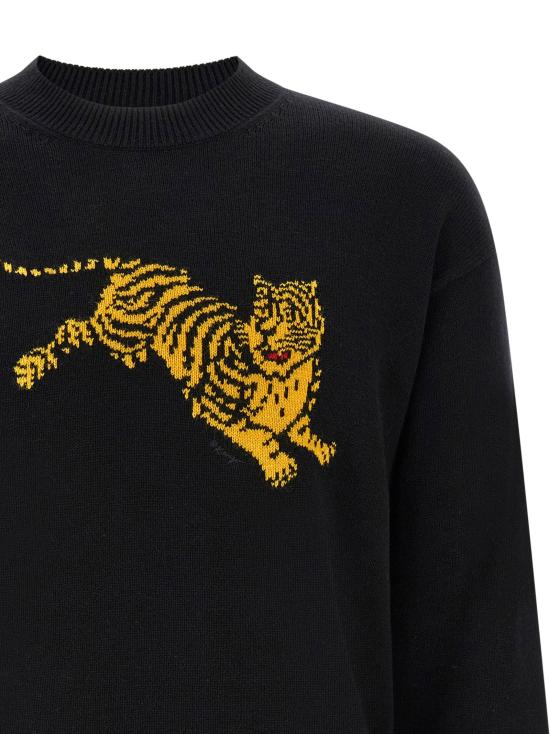  겐조 스웨터 LDFG65PU8243FN99J BLACK - KENZO