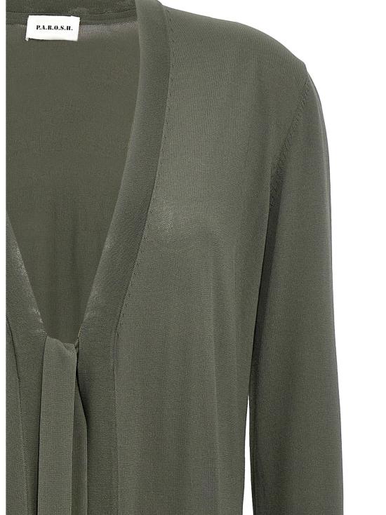 파로쉬 가디건 LDD520749ROUX007 OLIVE - PAROSH