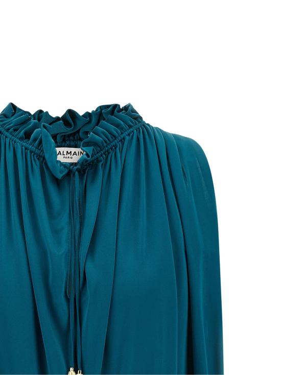  발망 블라우스 LDTO0000000044A49 TEAL - BALMAIN