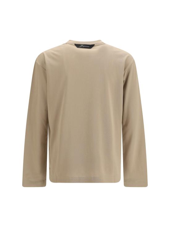 26FW 자크뮈스 롱 카레 롱슬리브 티셔츠 TSM00622AJ00254 150 BEIGE - JACQUEMUS