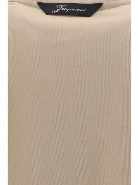 26FW 자크뮈스 롱 카레 롱슬리브 티셔츠 TSM00622AJ00254 150 BEIGE - JACQUEMUS