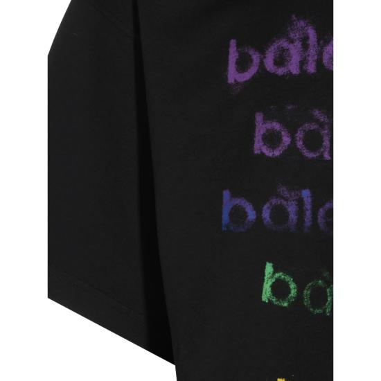 26FW 발렌시아가 탑 850345 TVVK9 1000 BLACK - BALENCIAGA